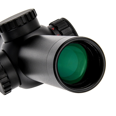 1-4x24 illuminato 30mm tubo di vetro reticolo tattico ambito con potenza massima di uscita 0