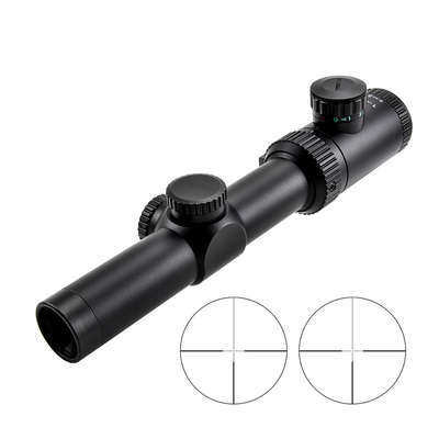 Attrezzature da caccia all'aperto Visione ottica 1-4x24 IR 30 mm con 12,6 mm di diametro della pupilla di uscita