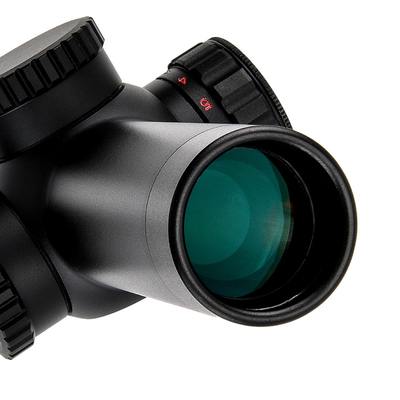 1-6x24 Vetro tattico nero reticolo inciso Ottica campo di applicazione per la caccia LPVO vista versatile
