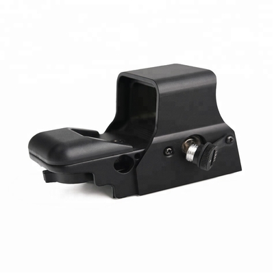 Facile montaggio 63 mm x 53 mm Riflesso 4 reticolo vista a puntino rosso per la caccia Disegno a prova di urti