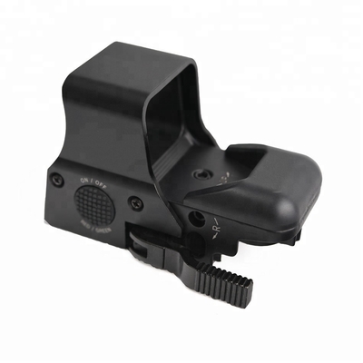 Facile montaggio 63 mm x 53 mm Riflesso 4 reticolo vista a puntino rosso per la caccia Disegno a prova di urti