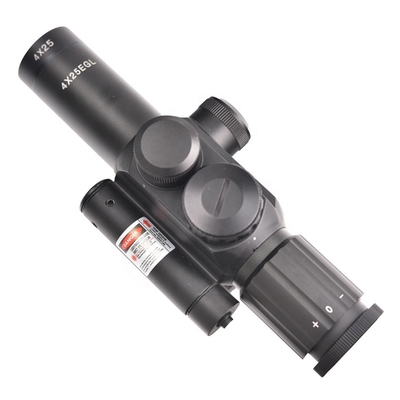 M6 Tactical Red/Green Sight con ingrandimento 4X e laser rosso leggero 435g