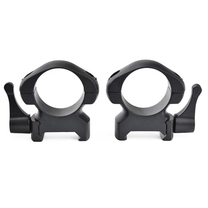 25.4 mm di diametro Acciaio scopo di rilascio rapido montare bracket anello per il profilo medio a basso