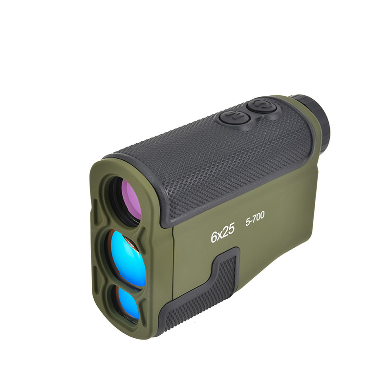 6x25 Laser Rangefinder Per Caccia Golf Precisione /-1m 5-700m Distanza Meter impermeabile