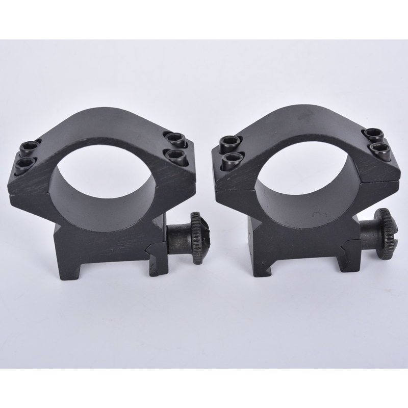 1' Dual Rings Scope Mount per 11/21 mm 25,4 mm di diametro del tubo e 8 mm di altezza della sella