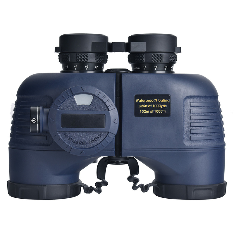 Telescopio marino in gomma e alluminio con ingrandimento 7x per sport all'aperto con bussola