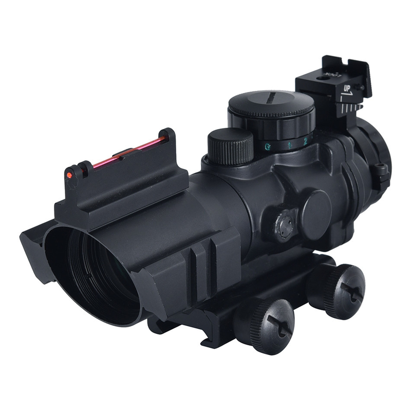 Caccia leggera 4X32 Scope in fibra ottica con 36.6ft/7° campo visivo e 460g di peso