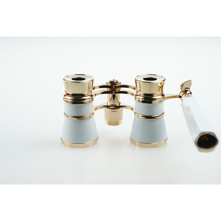 Telescopio in metallo antico Occhiali binoculari antichi per Opera 3x25 Pupilla di uscita 8,3 mm
