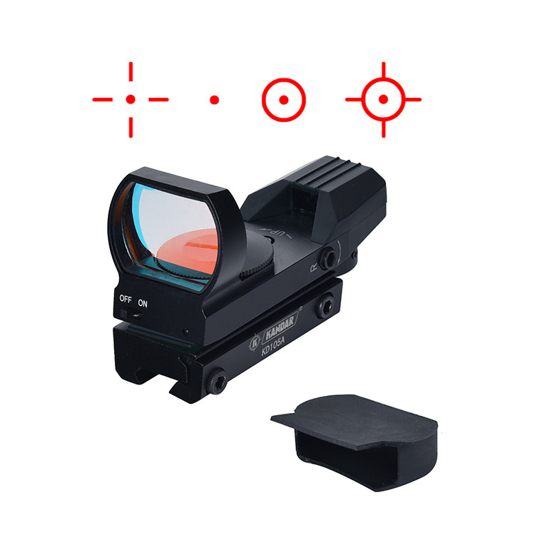 11mm/20mm Base 1X22x33 Red Dot Reflex Vision con rilievo oculare libero e accessori