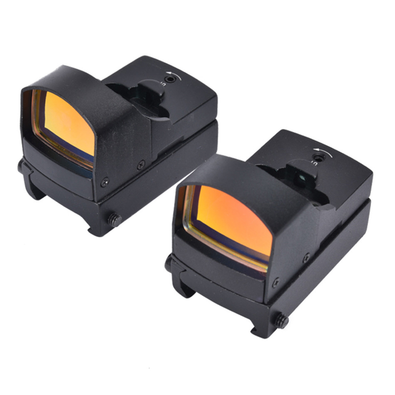 Reticolo colore rosso nero opaco finitura 1X17X25 Red Dot Reflex Sight Mini Red Dot Scope