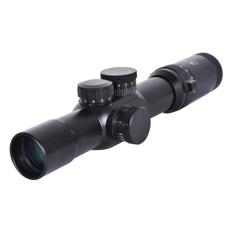 2-12x ingrandimento Nero/camouflaggio Focus laterale IR Zero Lock Primo piano focale