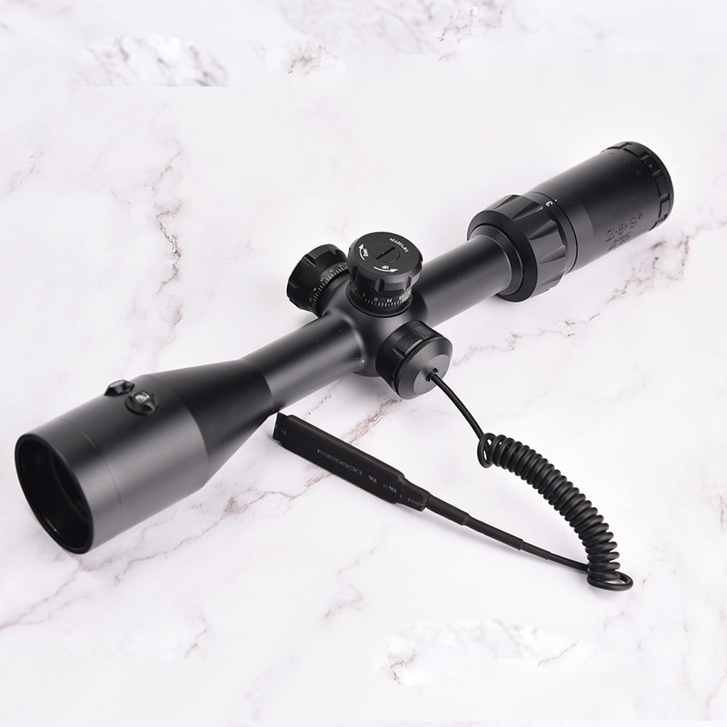 Scopi ottici essenziali ZOS 3-9x42 R6 Primo piano focale Scopo con illuminazione rossa