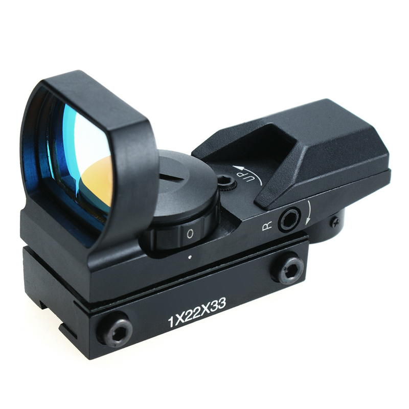 1x22x33 Red Green Dot 4 Reticle Reflex Vision Migliora la tua precisione e velocità di scatto