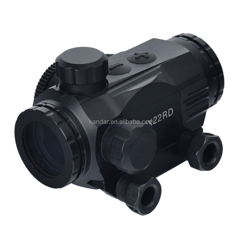 1x Mini Red Dot Sight per l'illuminazione di caccia 6 livelli Tipo di bottone rosso