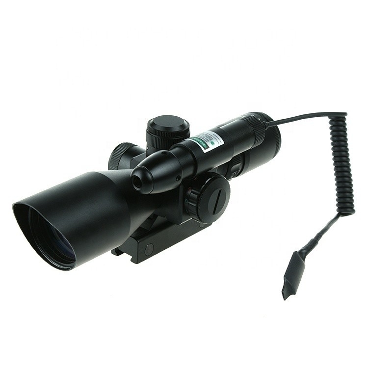 F.O.V. 11°-38° Caccia visione illuminata 2.5-10X40 con visione laser verde